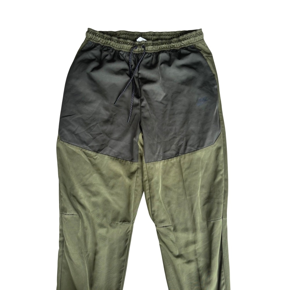 Nike Mens XL Tall Fleece Lined Sportswear Tech Essentials Repel Pants Green